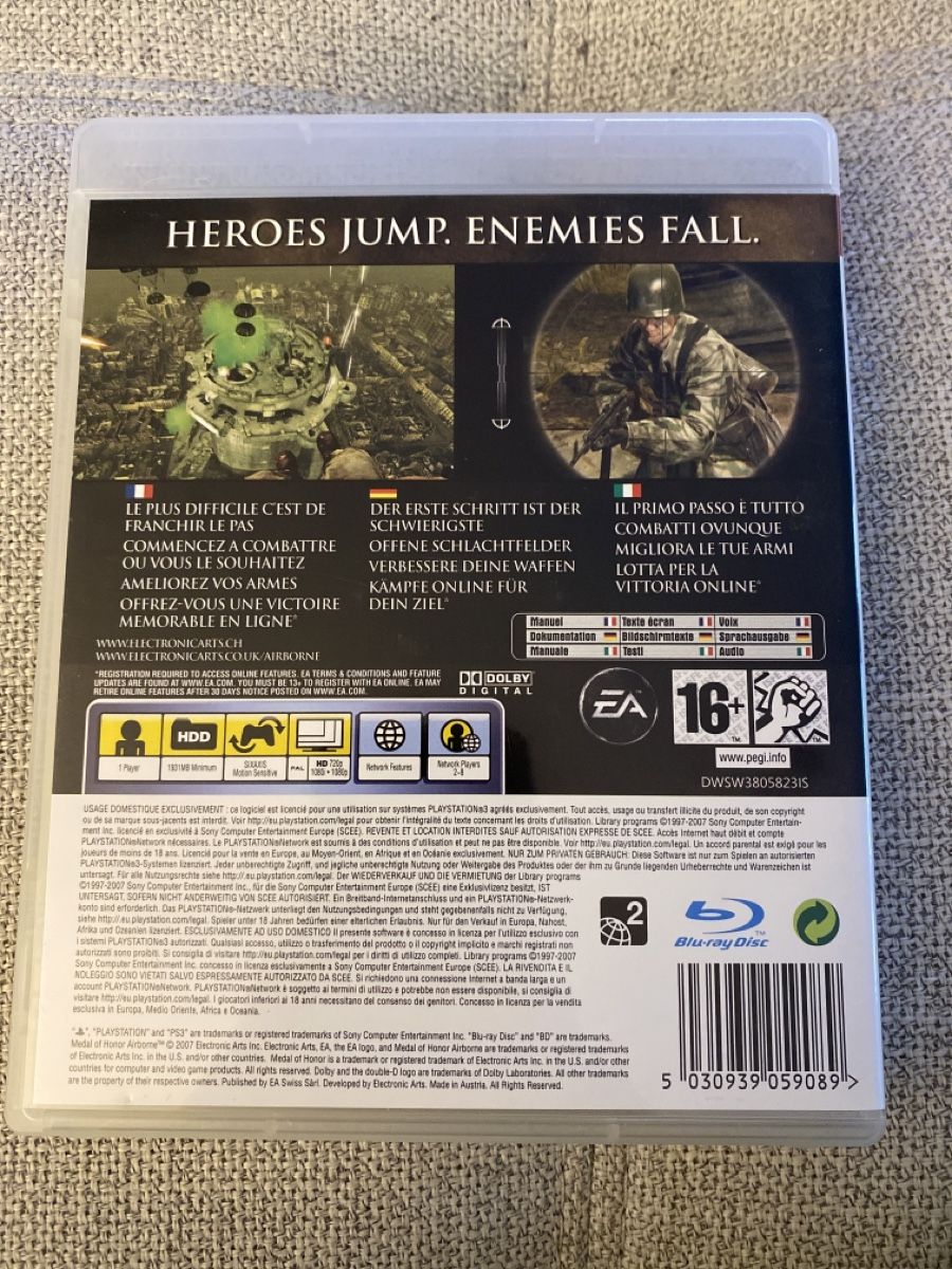 Spiele: Medal of Honor Airborne, PS3 – Gebraucht aus St. Gallen von sabrina_19 1