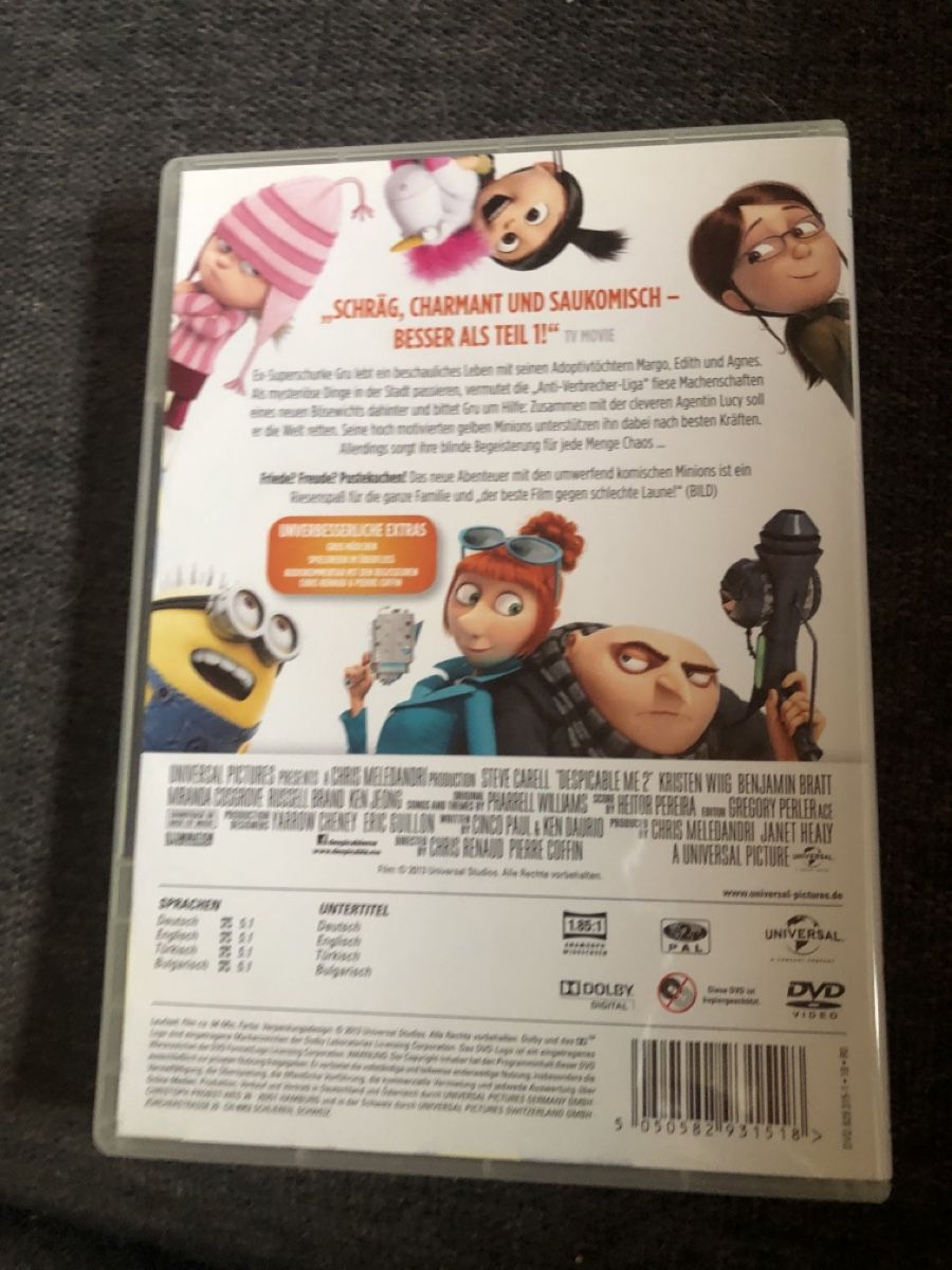Tutti i DVDs: DVD, UCH EINFACH UNVERBESSERLICH 2 – Usato da Balsthal venduto da Katzenfan99 1