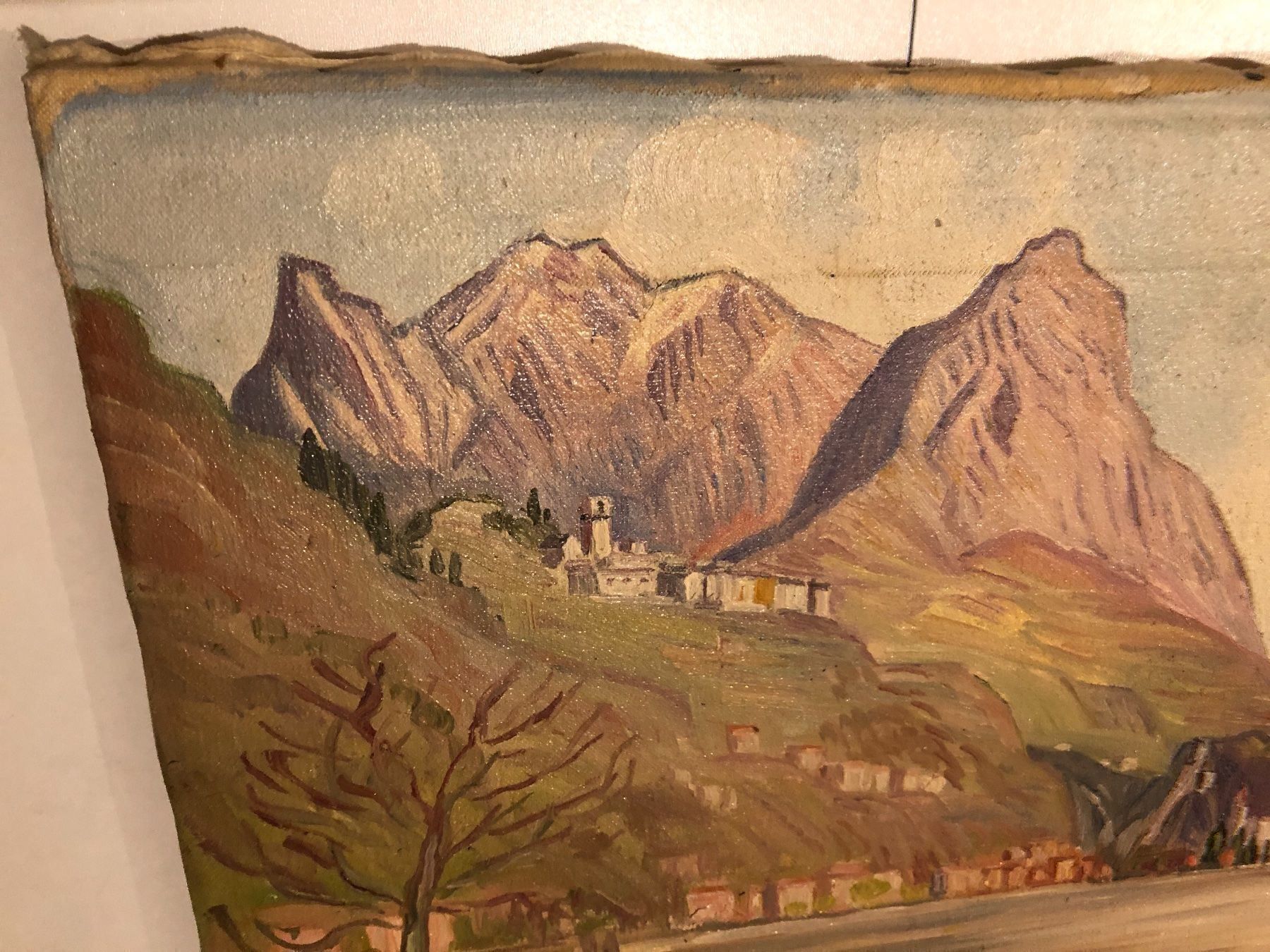 Gemälde: Landschaftsgemälde Italien Berg, Dorf – Gebraucht aus Hirzel von pjn_d7xp 3