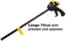 Einhand-Schnellspanner Länge: 750 mm