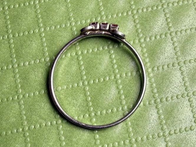 Anelli: Silberring mit Rubinen, Vintage Schmuck 800er – Usato da St. Gallen venduto da GIULESGG 7