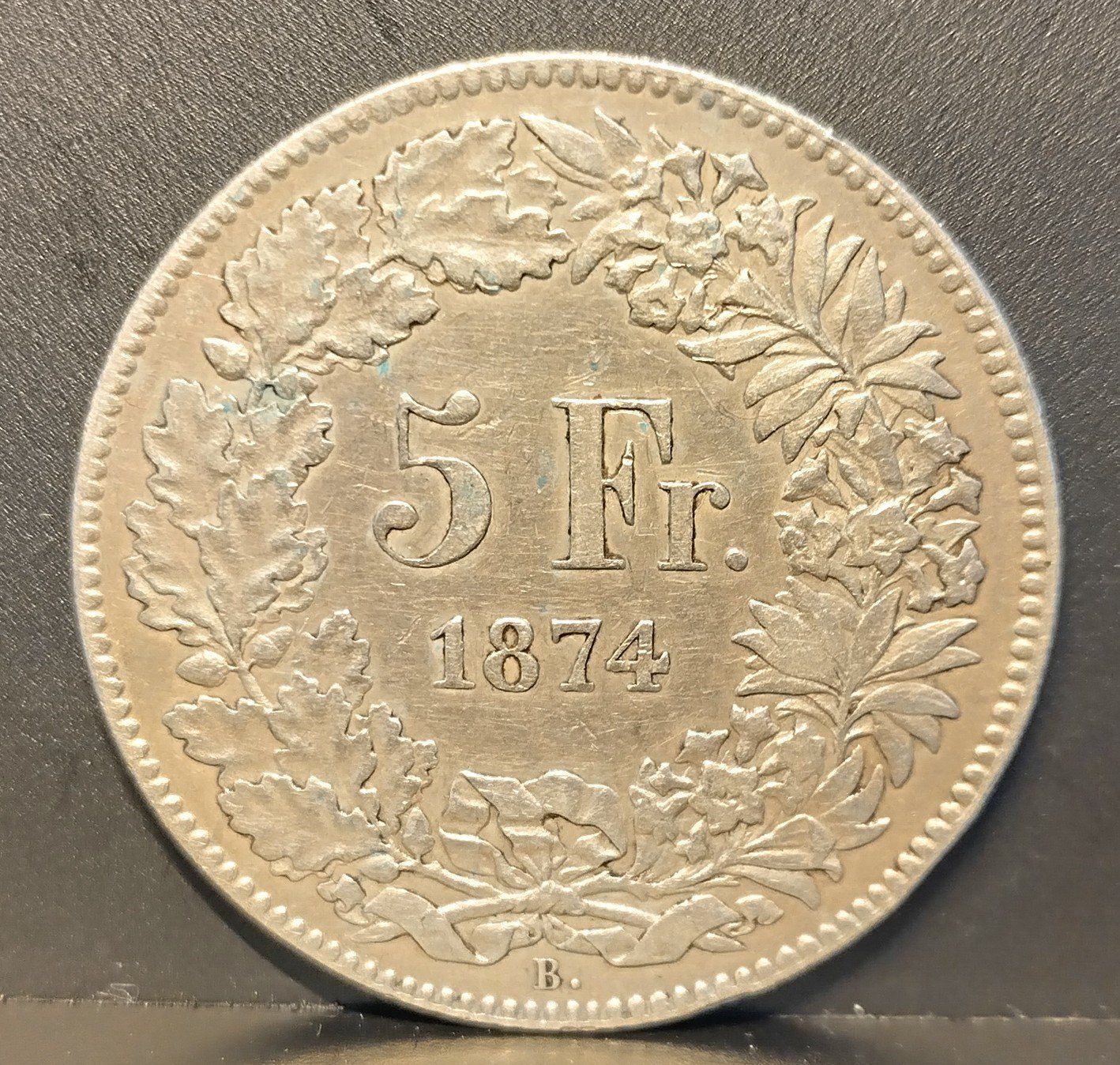 Tutti le monete: 5 Fr. 1874 – Usato da Sargans venduto da Die_show