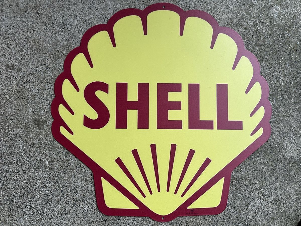 Insegne: Shell Muschel Werbung Reklame Classic  – Nuovo (secondo la descrizione) da Reinach AG venduto da rares75