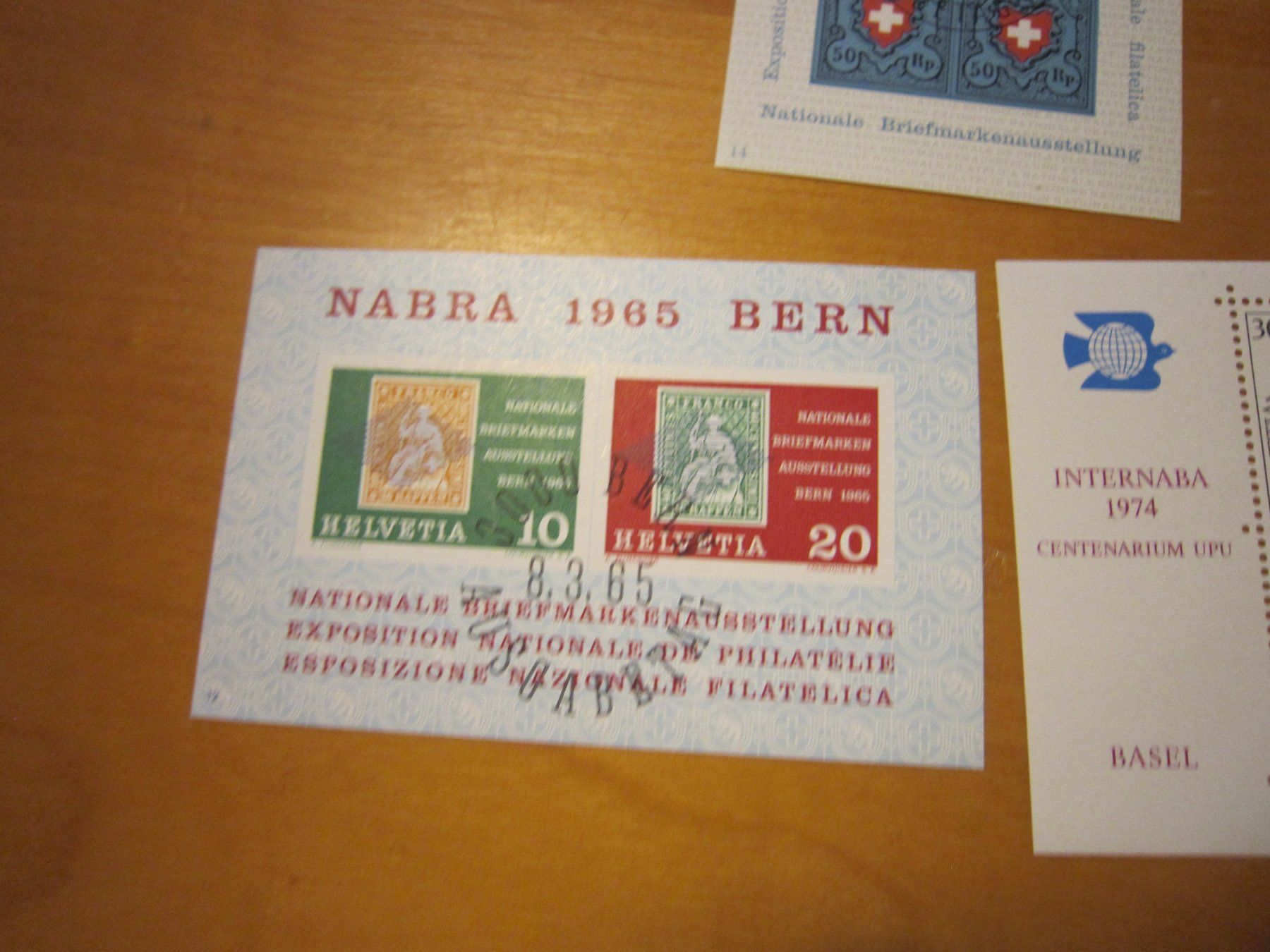Alle Briefmarken: B1 drei schöne Blöcke – Gebraucht aus Giubiasco von sal_9j6w 3