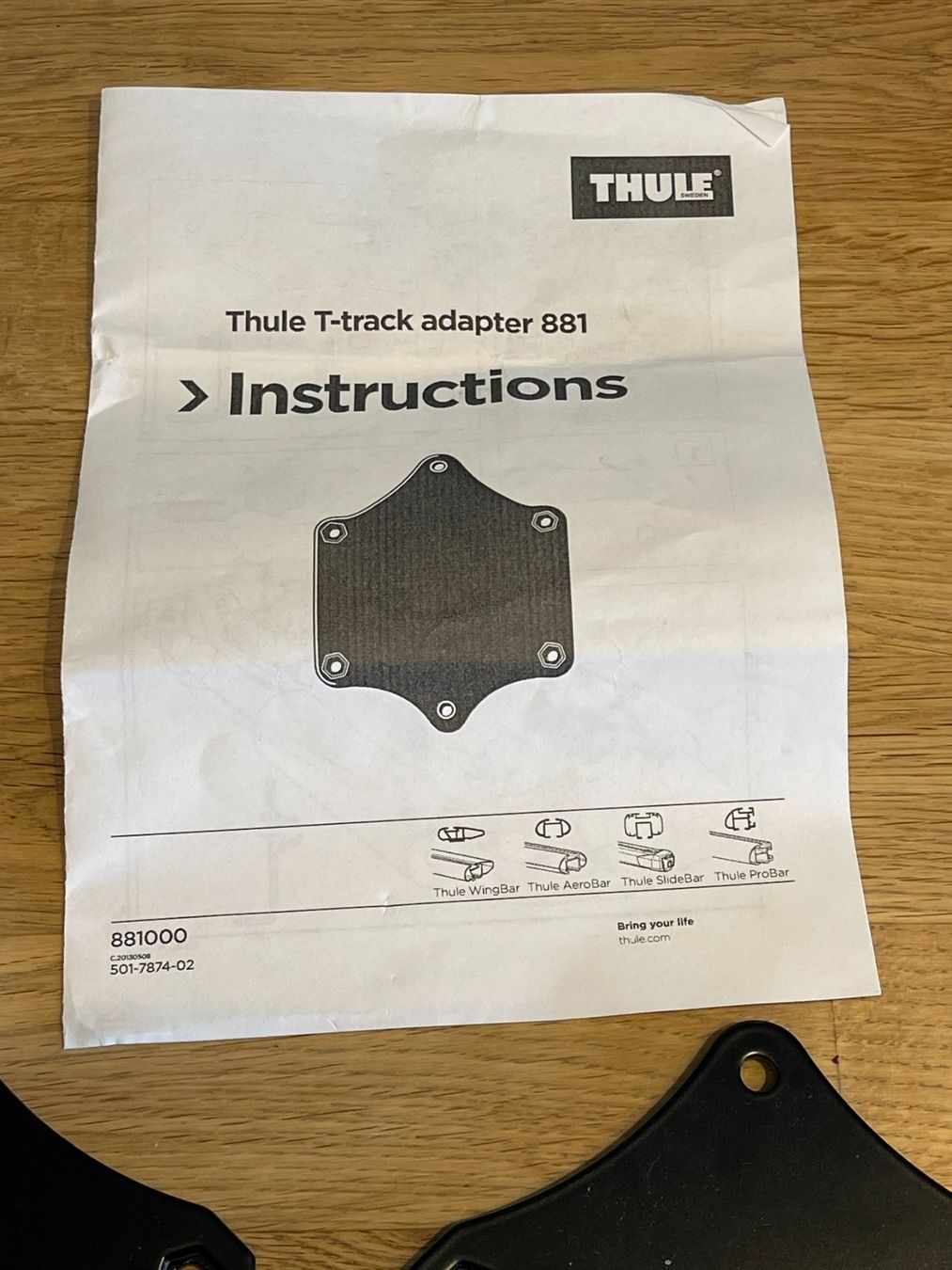 Thule Portapacchi: Thule T-track adapter 881 – Usato da Walchwil venduto da HabibiMo 1