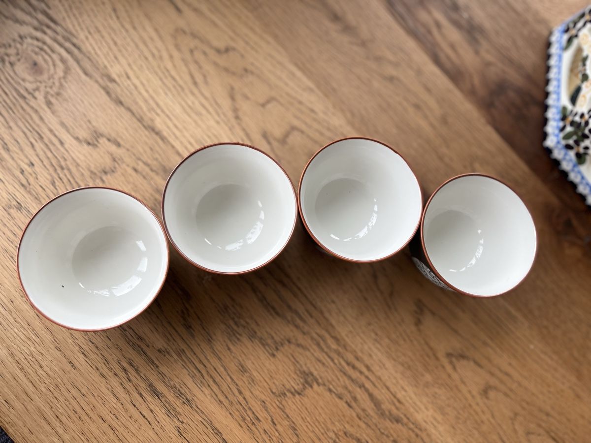 Tazze: 4 Teeschalen aus Japan – Usato da Spiegel b. Bern venduto da Pie_6z6h 2