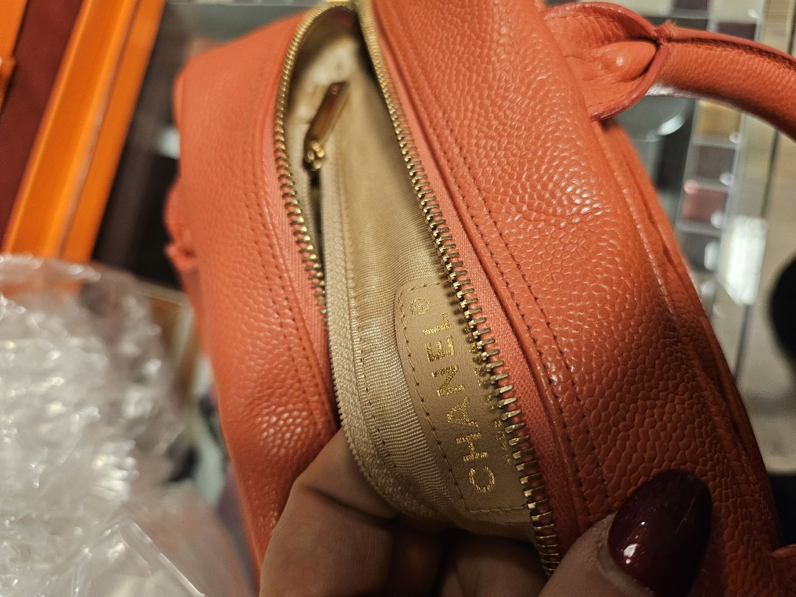 Chanel Borse da donna: Chanel Bowling Bag Caviar Leather – Usato da Zürich venduto da finesse.shop 6
