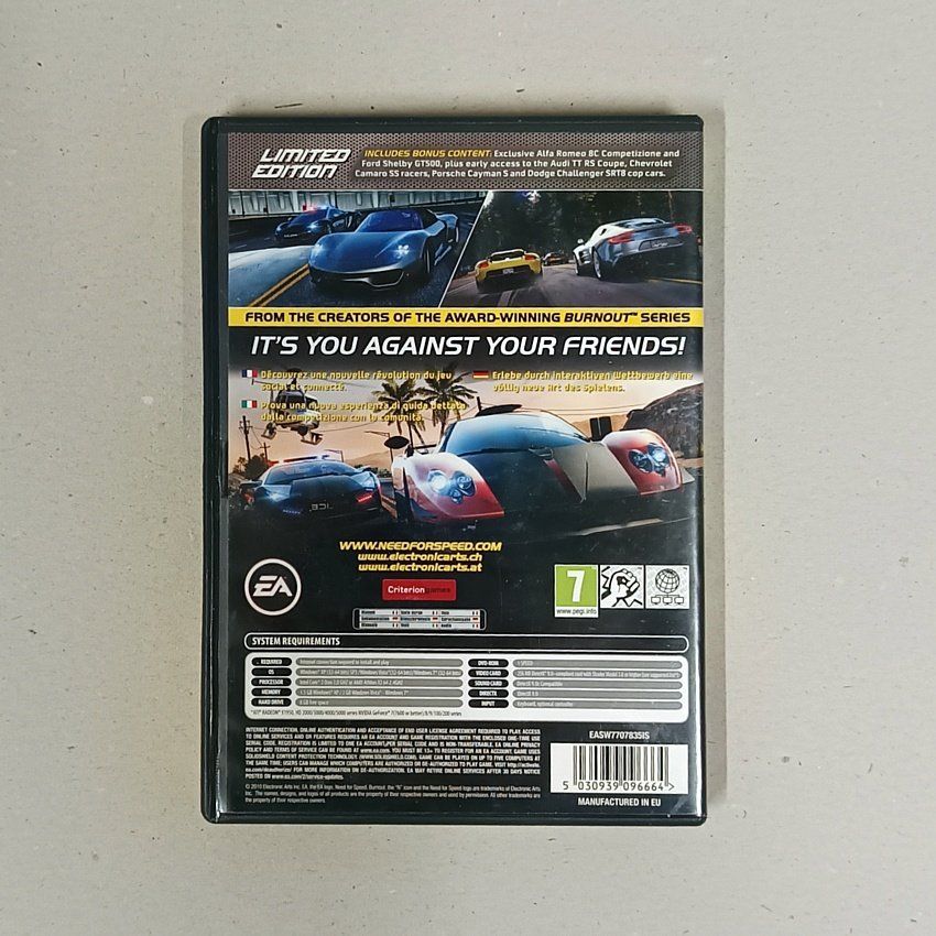 Giochi: Need for Speed Hot Pursuit Limited Edition PC – Usato da Münsingen venduto da The_1483 1