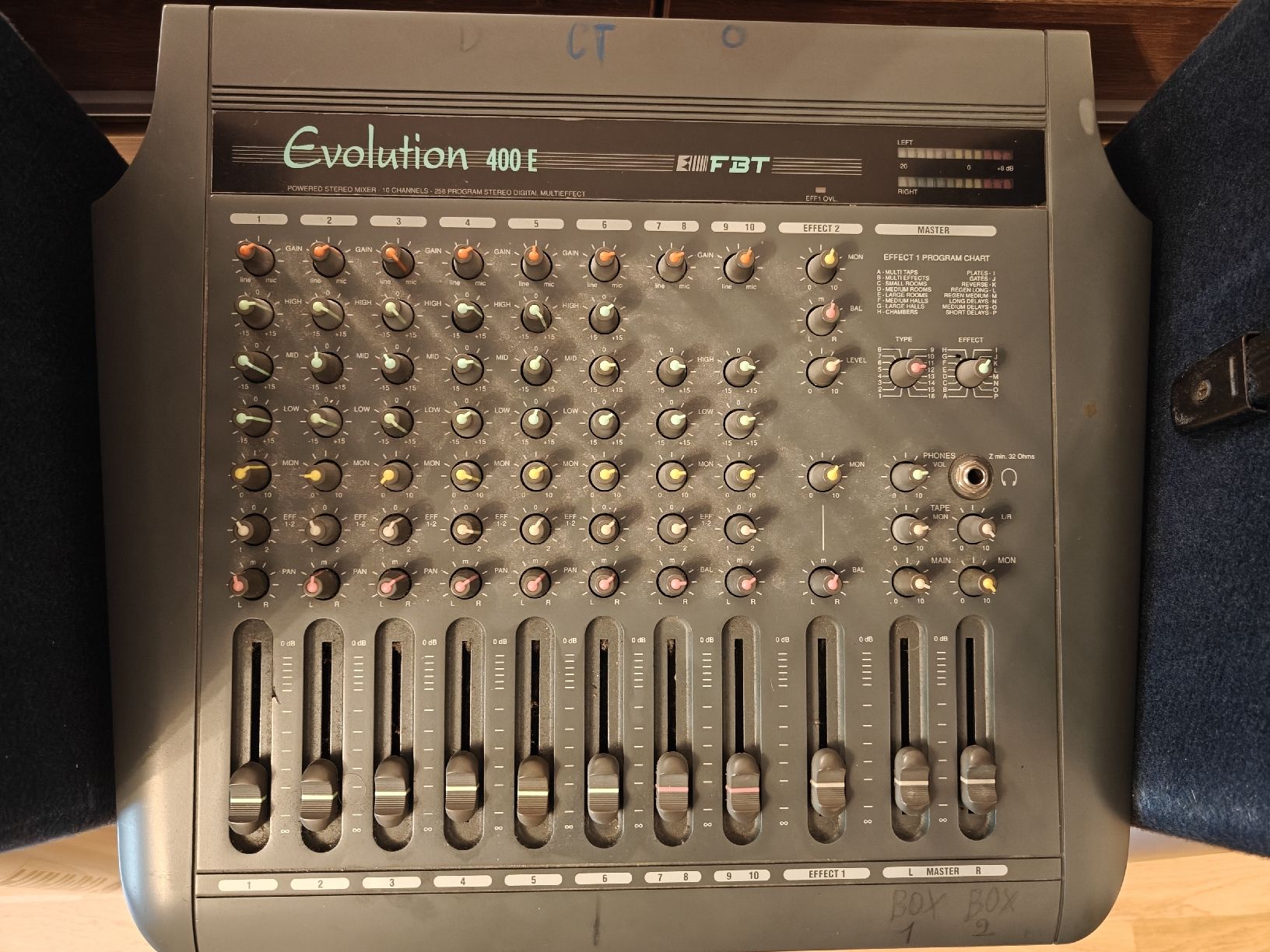 Lem Console di mixaggio: Evolution 400E Powermixer und LEM PFM 12.2 Lautsprecher – Usato da Basel venduto da ele_v98t 5