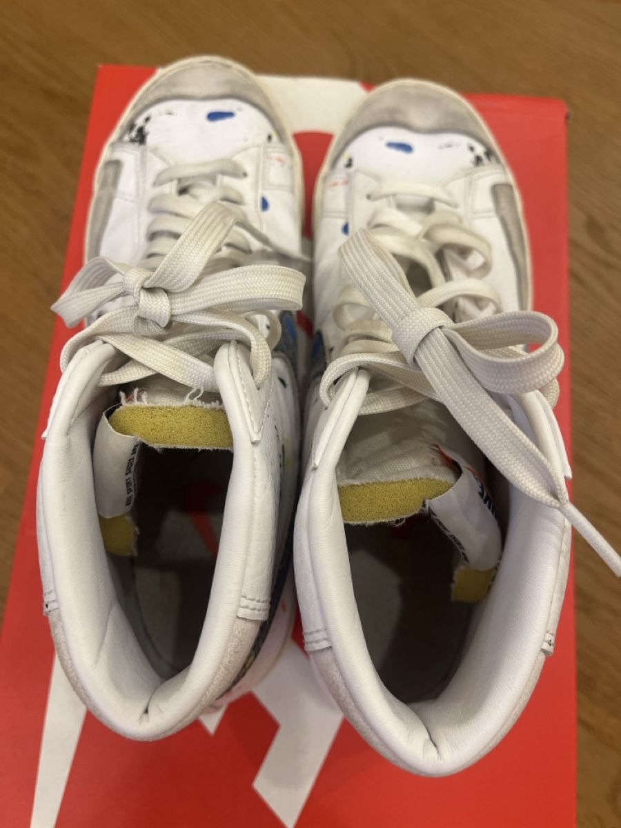 Nike Herrenschuhe: Nike Blazer Mid 77-Paint Splatter sneakers, size 42 – Gebraucht aus Schindellegi von Zurpan 4