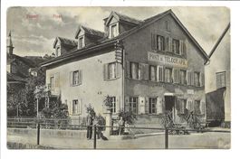 Zuzwil (SG) Post und Telegraph - 1915