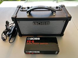Pack Ampli Guitare BOSS Dual Cube LX + Pédale Footswitch