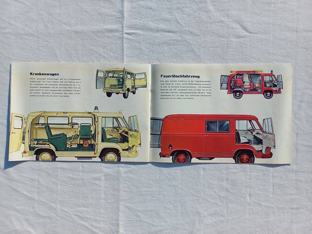 Dokumente: Ford Taunus Transit / Original Prospekt – Gebraucht aus Frauenkappelen von Chruetzhubel 3