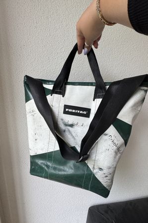 Weiss Grüne Freitag Tasche