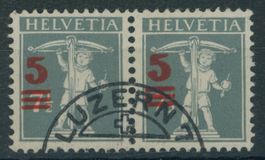 1921 - Tellknabe - Abart - gestempelt