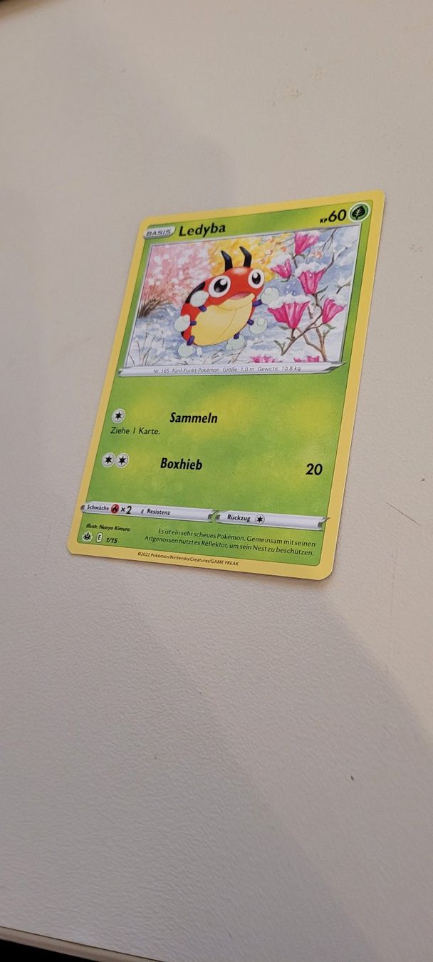 Pokémon Carte collezionabili: Pokemon Ledyba 1/15 Basis Deutsch – Nuovo (secondo la descrizione) da Adlikon b.Regensdf venduto da ChriZ86 1