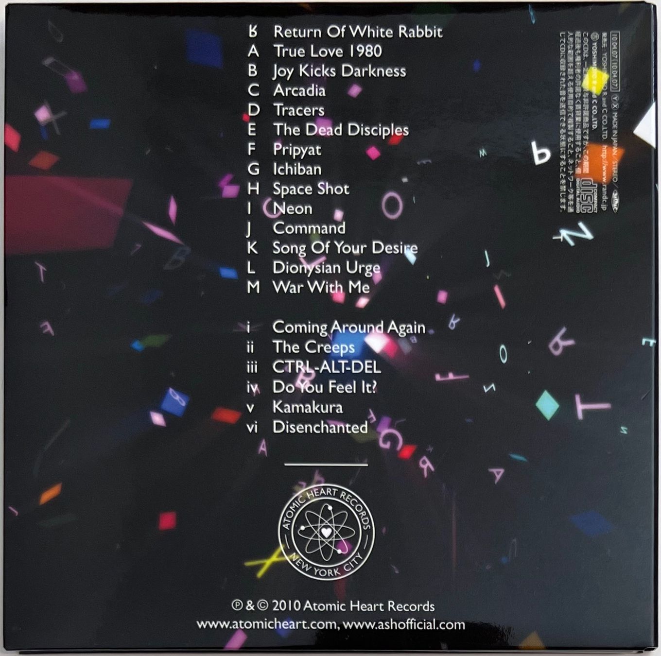 CD: Ash – A-Z Vol. 1 – Usato da Martigny venduto da jereq 1