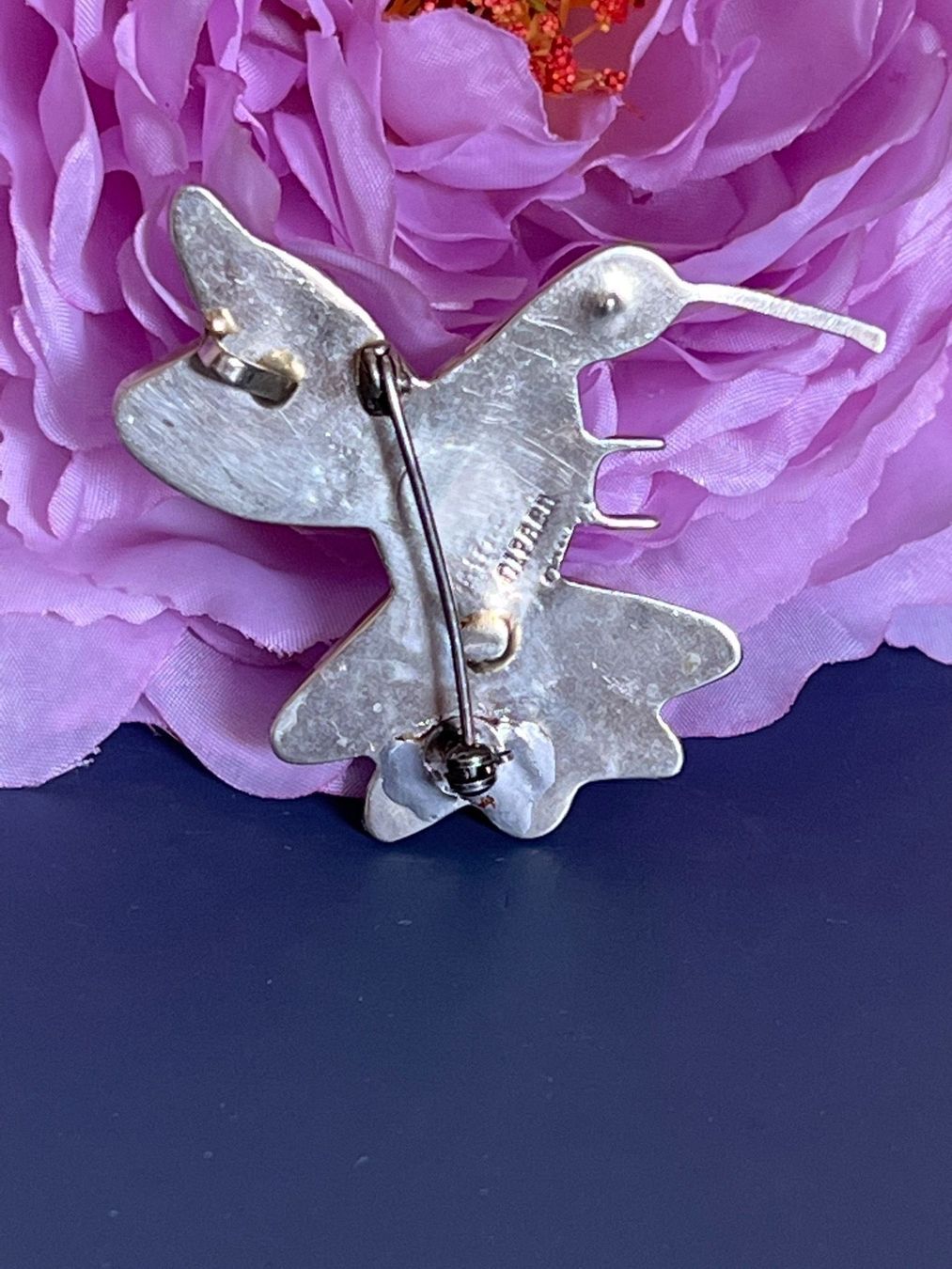 Spille & Fermagli: Schöne Brosche/Anhänger Kolibri – Usato da Seon venduto da Sunny-Schmuck78 1