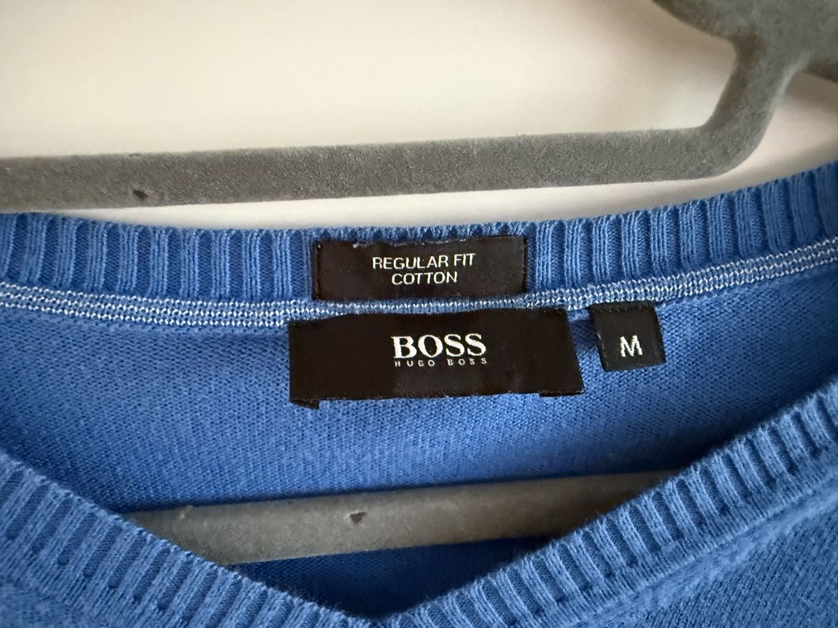 Maglioni & Felpe: Hugo Boss Herren Pullover Gr M in Blau – Usato da Niederhünigen venduto da max_5zvx 5