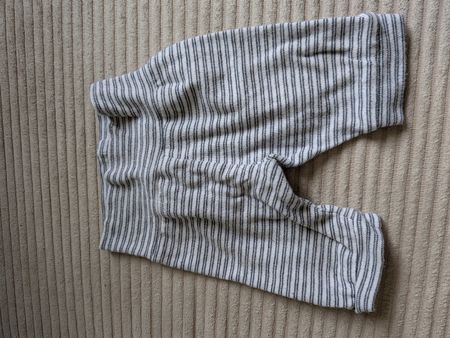 Baby Hose gestreift weiss blau Baumwolle 