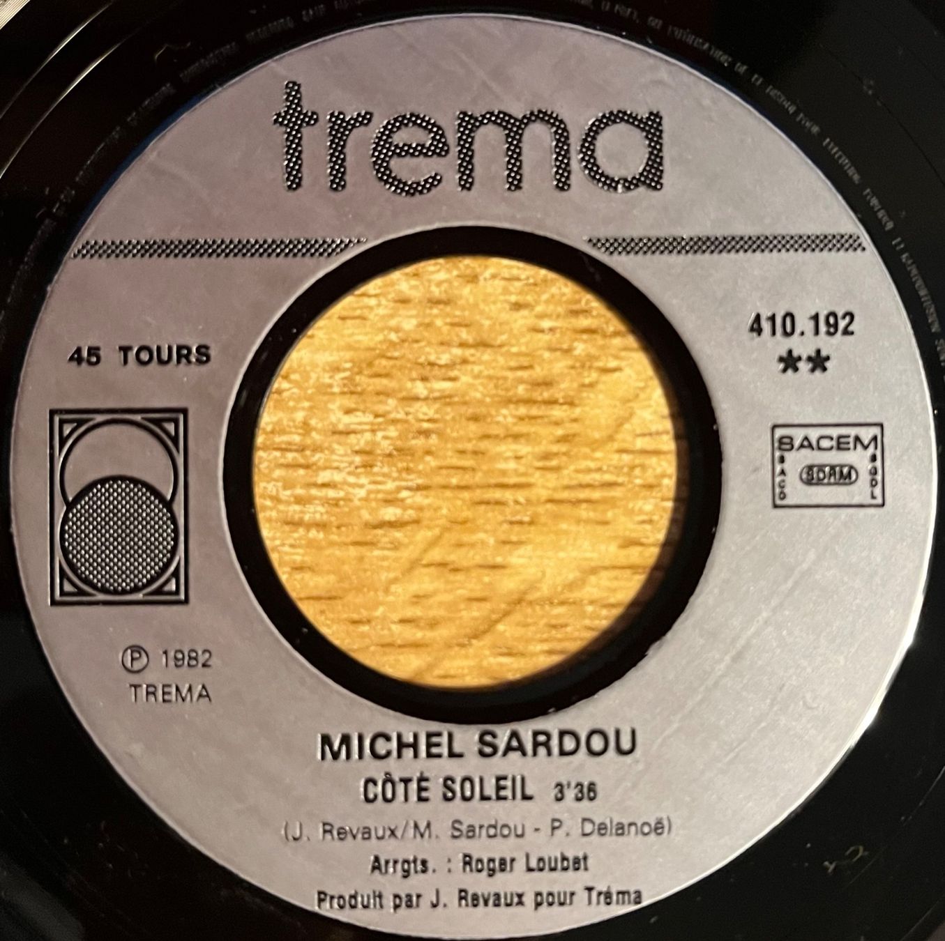 Vinyles: MICHEL SARDOU - AFRIQUE ADIEU – D'occasion à Bussigny par vinyl-pas-cher 3