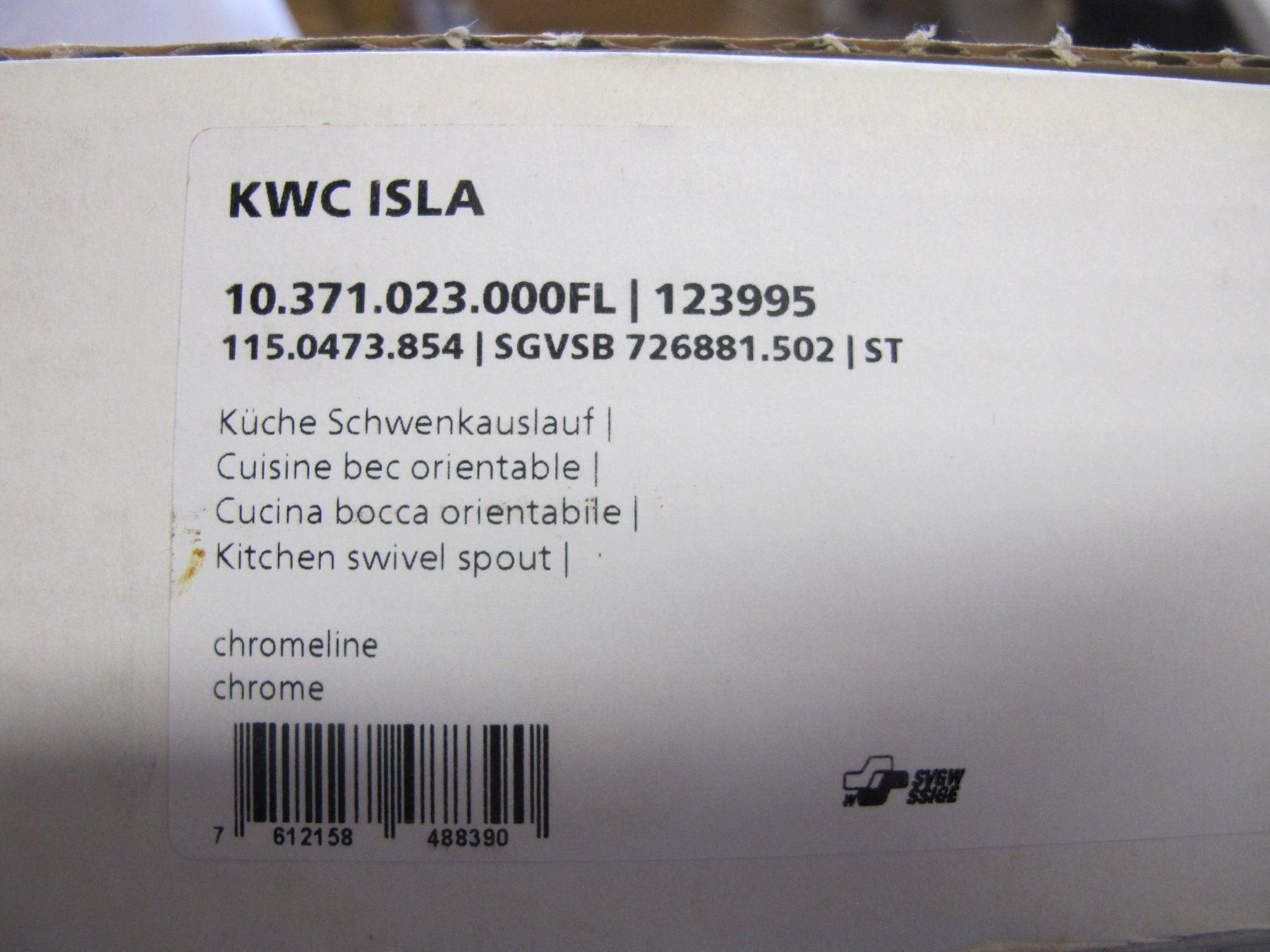 Küchengeräte: neuer KWC ISLA Küchenarmatur – Neu (gemäss Beschreibung) aus Schleinikon von Laegern99 4