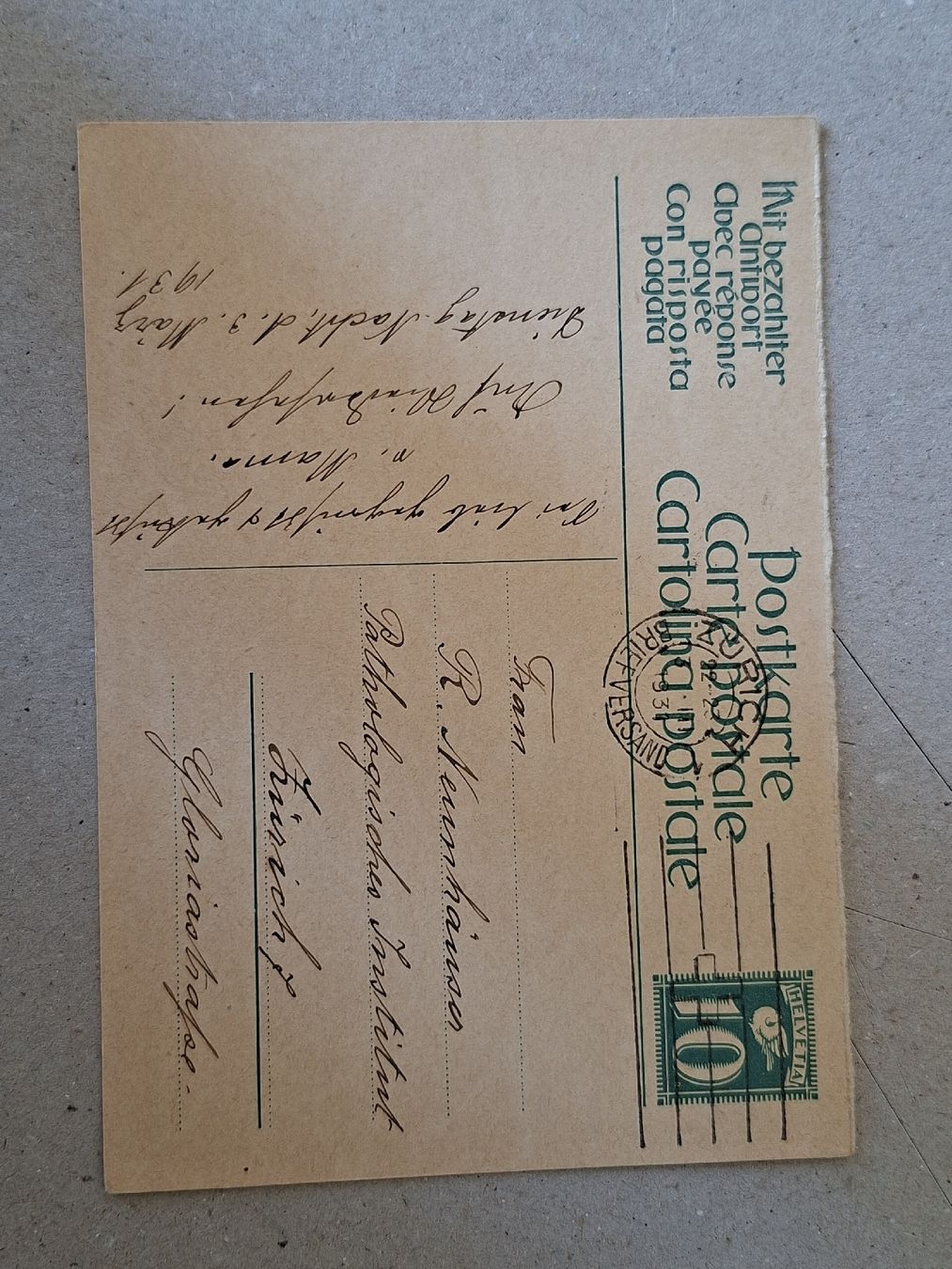 Cartoline postali: Lot: 7x historische Ansichtskarten / Postkarten mit Stempeln – Usato da Rorschacherberg venduto da RelictByJones 3