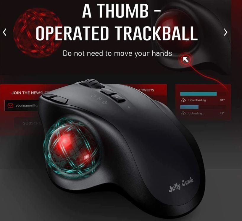 Mouse: Mous Wireless Trackball Mouse – Nuovo e nell'imballaggio originale da Unterägeri venduto da RmOnline 1