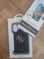 Guess iPhone 16 Schutzhülle und Panzerglas