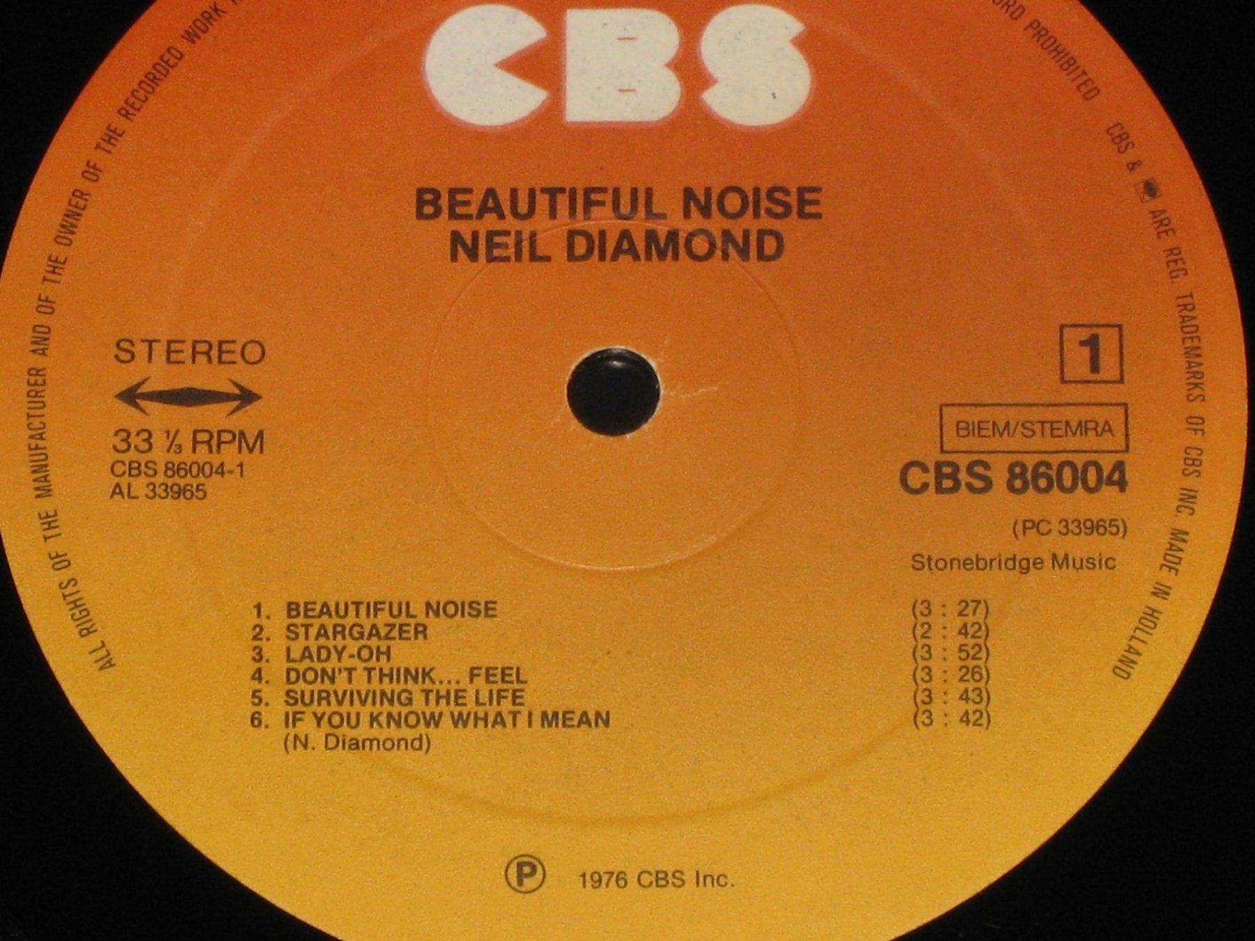 Dischi in vinile: LP - NEIL DIAMOND - BEAUTIFUL NOISE – Usato da Steckborn venduto da Quo7 2