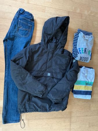 Herbstpaket Gr. 158/164 mit Winterjacke (4 Stück)