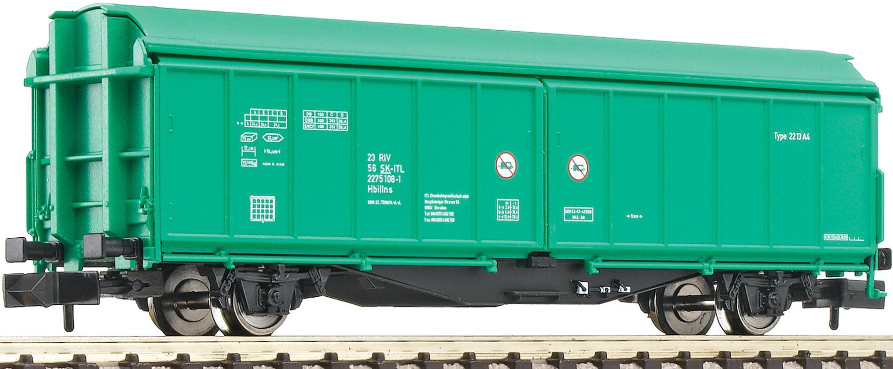 Fleischmann Modelleisenbahnen: Fleischmann 837302 SK/ITL Schiebewandwagen – Neu und originalverpackt aus Derendingen von FischertraiNs