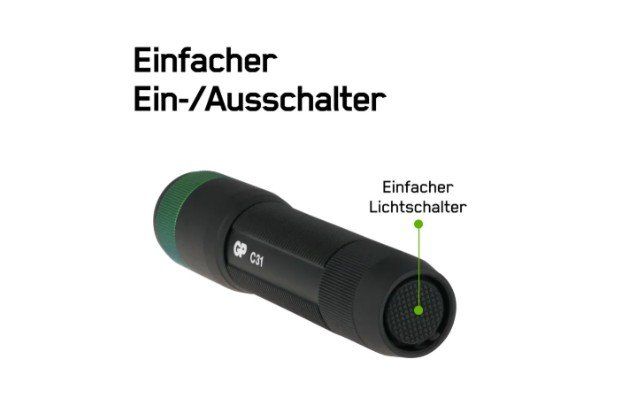 Lampen: GP Discovery Taschenlampe C31, 30-100lm – Neu und originalverpackt aus Bassersdorf von COOL-AG 1