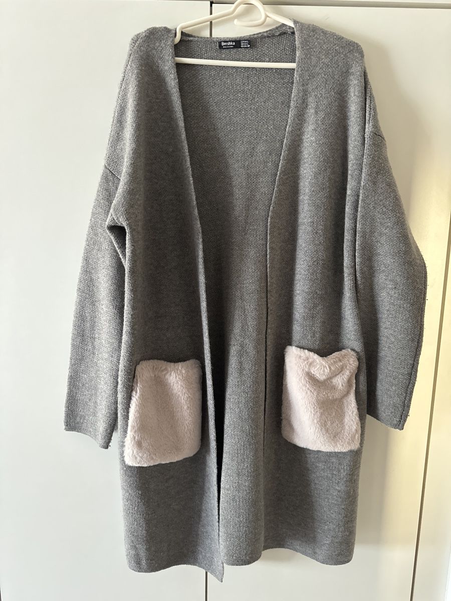 Bershka Maglioni & Felpe: Cardigan grigio – Usato da Rancate venduto da Waly__
