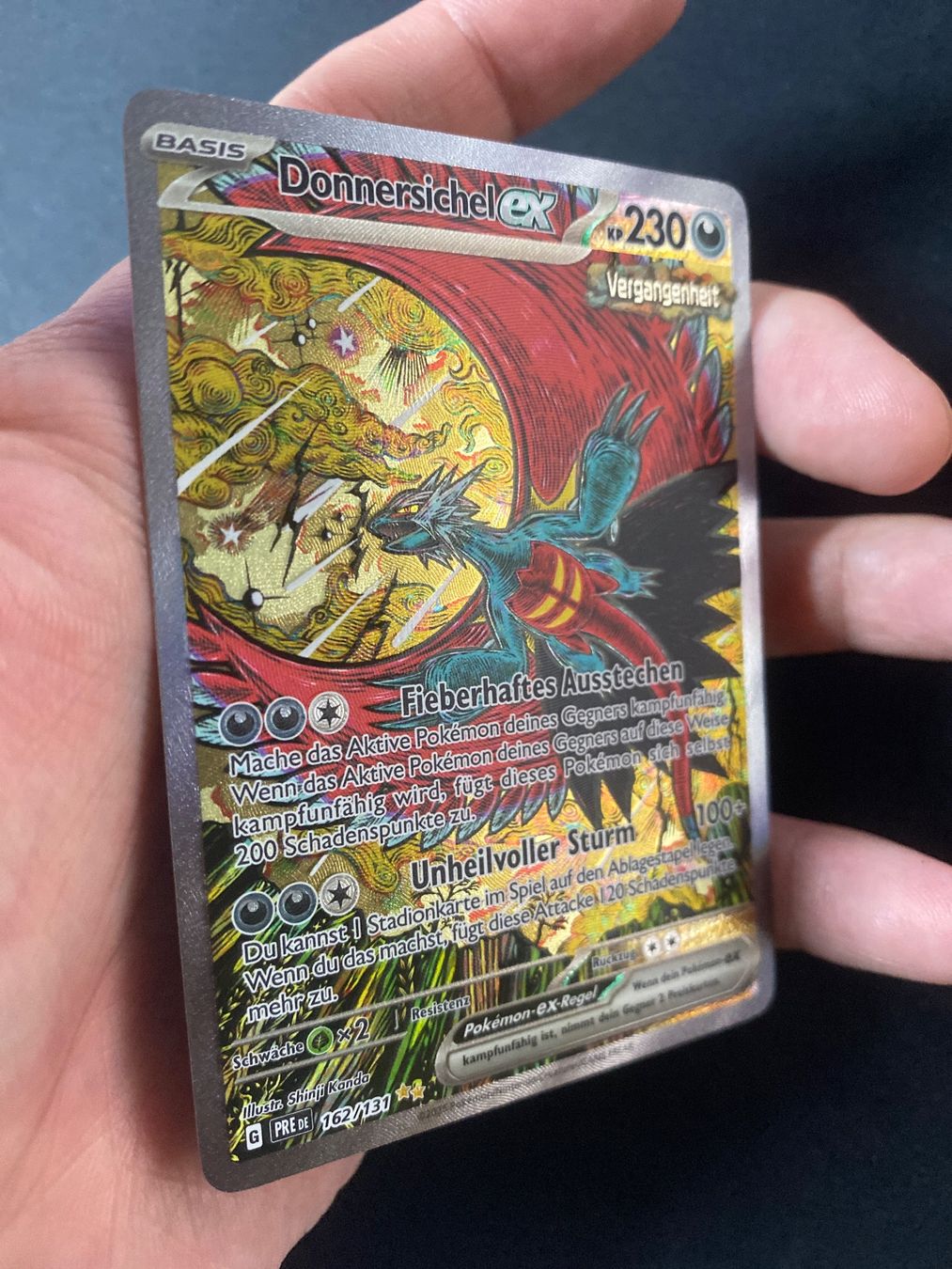 Pokémon Carte collezionabili: Donnersichel ex 162 Roaring Moon - Prismatic Evolutions - DE – Nuovo (secondo la descrizione) da Hausen AG venduto da Shrade 2