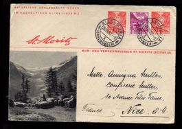 R781  /  Lettre illustration S.-Moritz