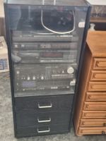 Technics Stereoanlage mit Schubladen und Kassetten
