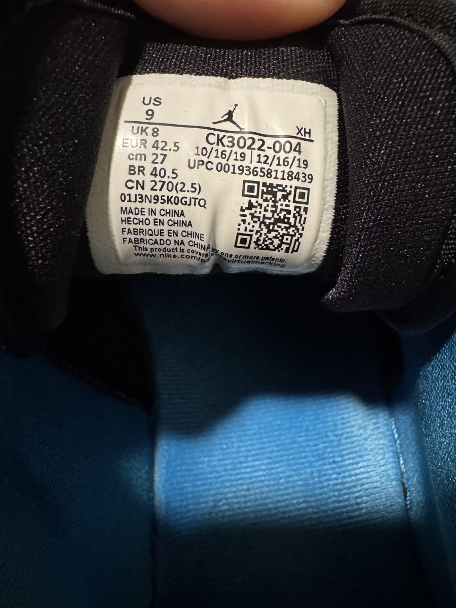 Scarpe da uomo: Air Jordan 1 Low Gr. 42.5 Türkis Schwarz Sneaker – Nuovo (secondo la descrizione) da Buchrain venduto da Babyblau777 2