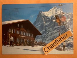 1977 Grindelwald, Berghaus Brot Firstbahn,