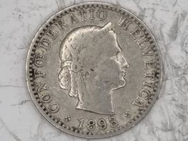 20 rappen 1893