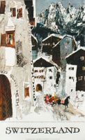 SWITZERLAND GRISONS ENGADIN 1963 - Original Plakat