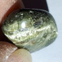 Turmalin Katzenauge Grün Verdelith