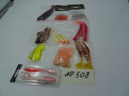 Gummifische zum Angeln (10 Stücke, Neu!)