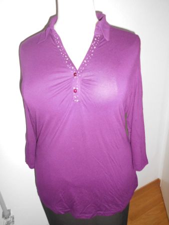Polo violet T. 50