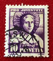 Nr. J 74 PRO JUVENTUTE GESTEMPELT   ﻿  