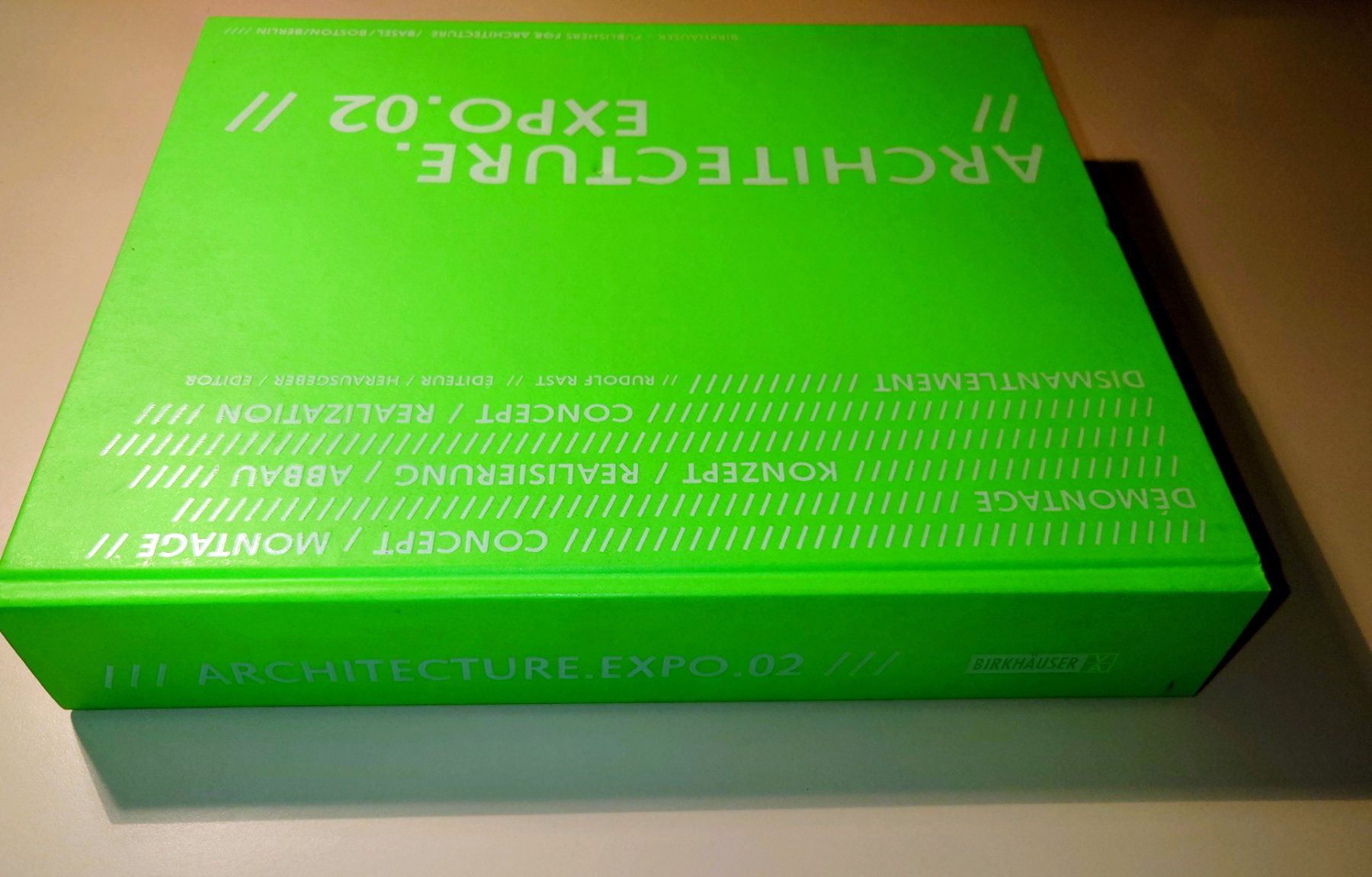 Libri: Architecture.Expo.02. Erstausgabe 2003 Birkhäuser. 3 Sprach. – Usato da Zürich venduto da Rst7 2