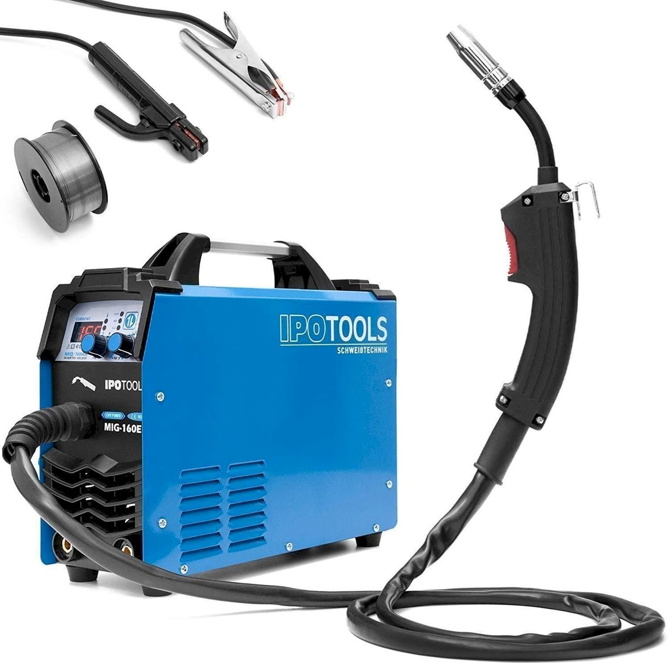 Löten & Schweissen: IPOTOOLS Inverter MIG MAG Schweißgerät – Neu und originalverpackt aus Bottighofen von zaap