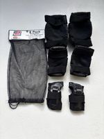 Schutzset Hand/Knie/Ellbogen Grösse M, komplett mit Netzbeut