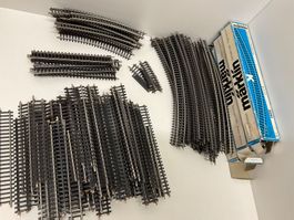 Märklin K Gleise Konvolut alles Bespielt