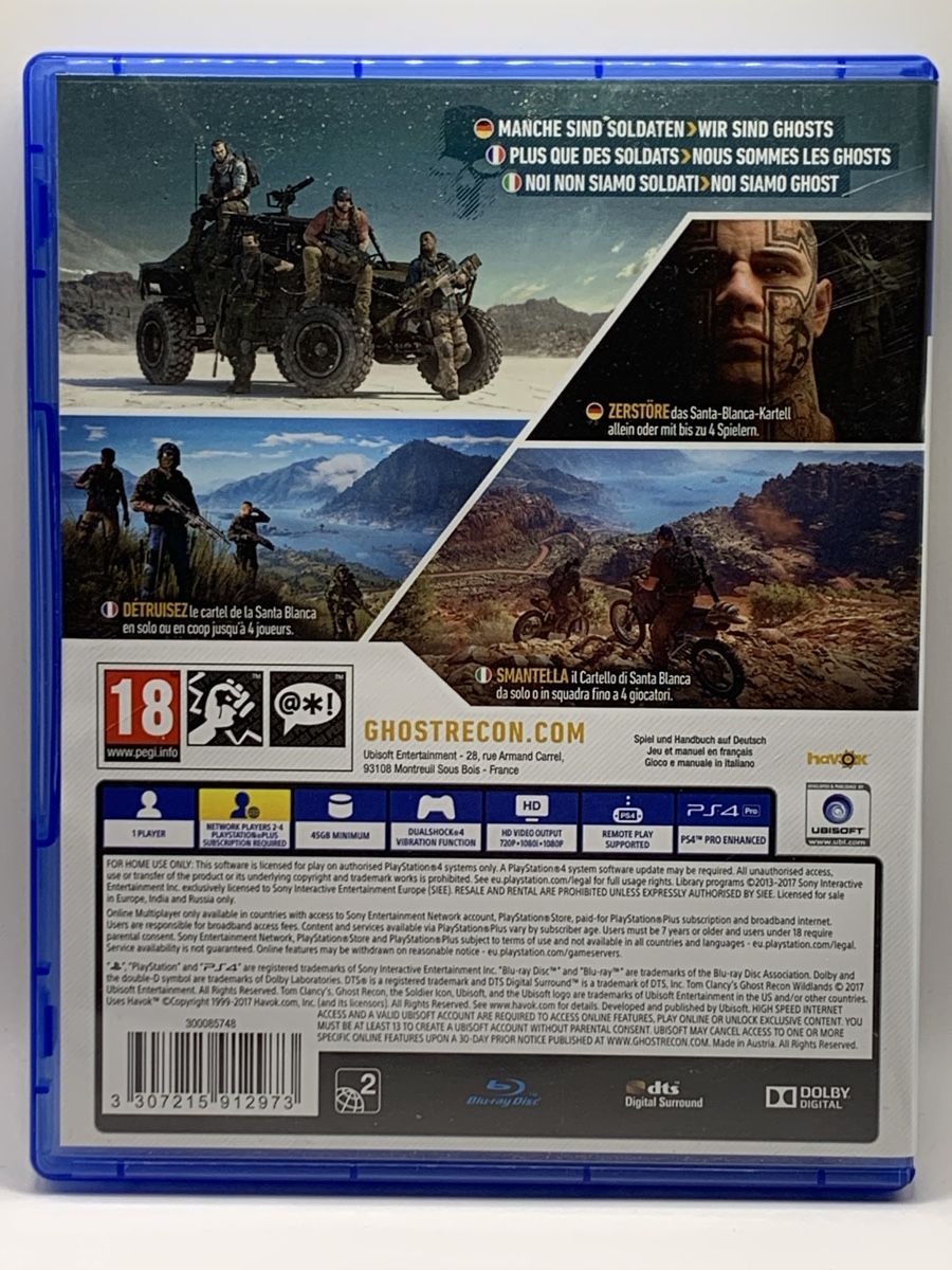 Sony Giochi: Ghost Recon Wildlands - PS4 – Usato da Ostermundigen venduto da RG-Collector 1